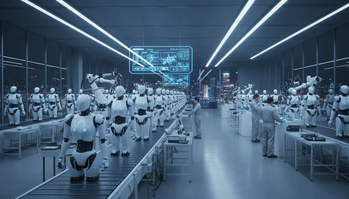 Kiina ottaa etumatkaa humanoidiroboteissa – Counterpoint: yli 80 % asennuksista 2025