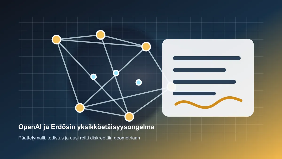 OpenAI: tekoälymalli kumosi tunnetun geometrian otaksuman