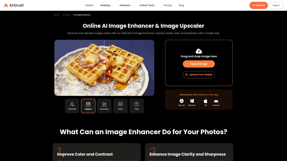 Airbrush Image Enhancer kuvakaappaus