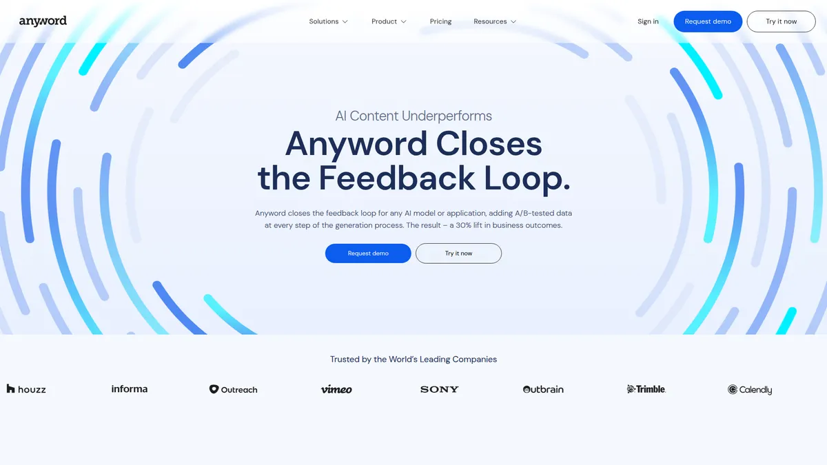 Anyword kuvakaappaus