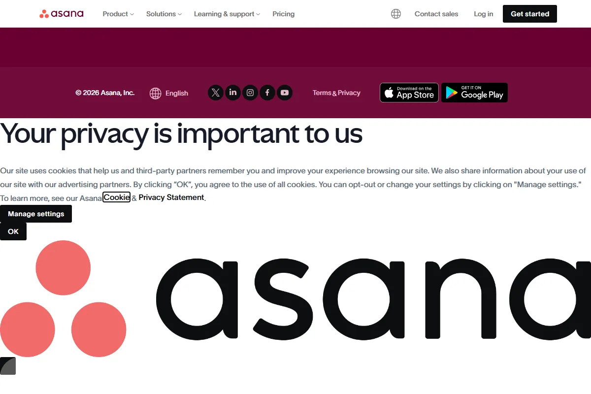 Asana AI kuvakaappaus