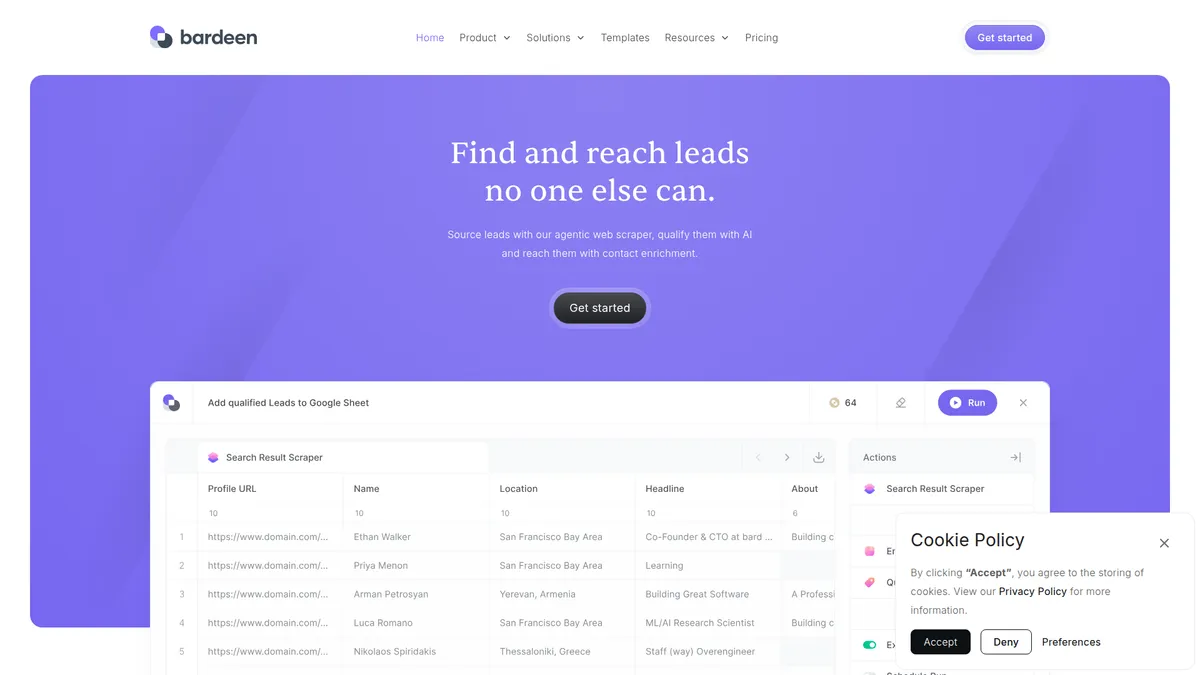 Bardeen kuvakaappaus