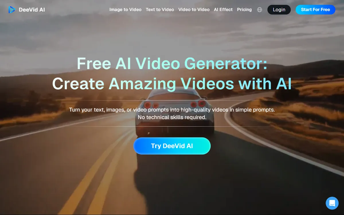 DeeVid AI kuvakaappaus