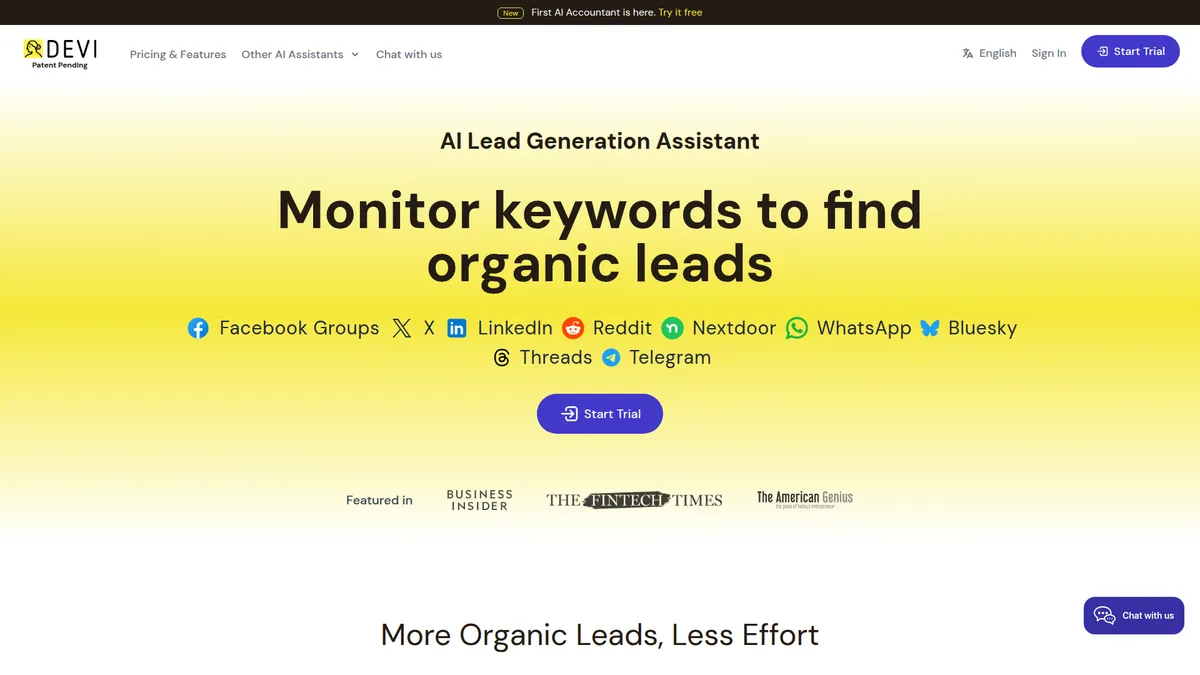 Devi AI kuvakaappaus