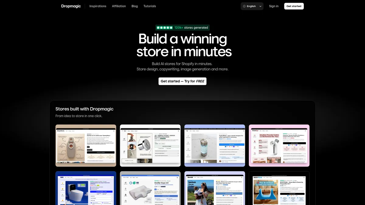 Dropmagic kuvakaappaus