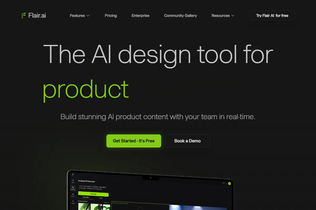 Flair AI kuvakaappaus