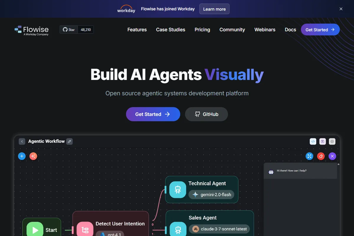 Flowise kuvakaappaus