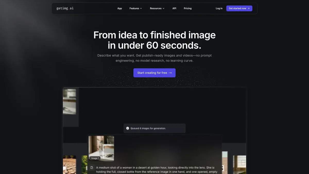 getimg.ai kuvakaappaus