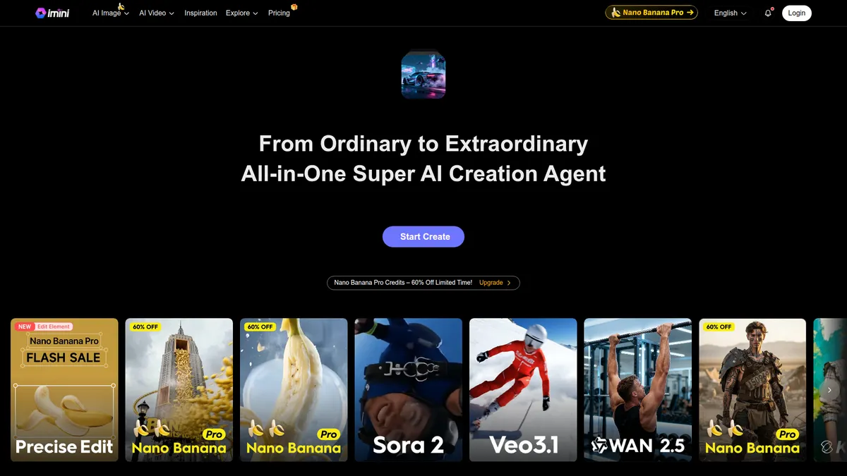 imini AI kuvakaappaus