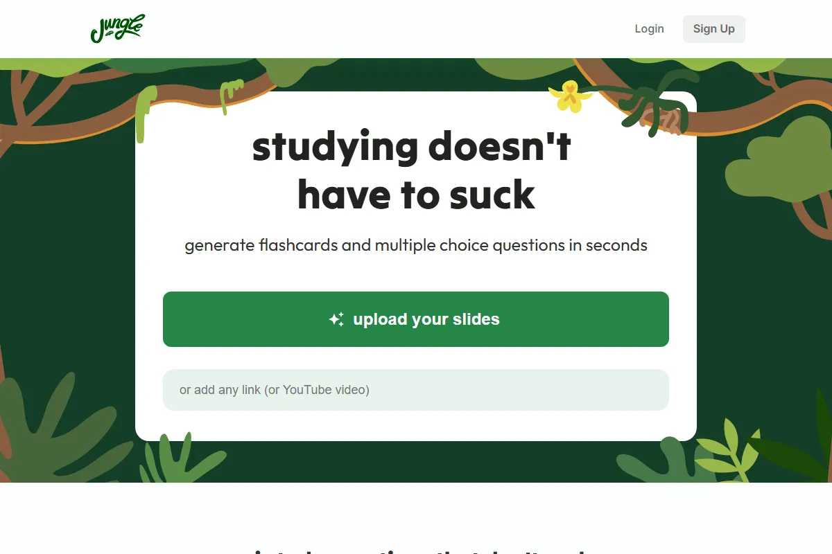 Jungle AI kuvakaappaus