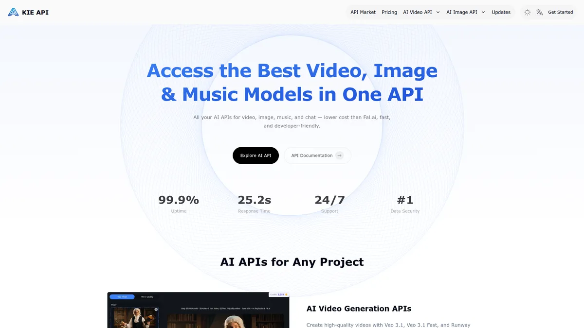 Kie.ai Nano Banana API kuvakaappaus