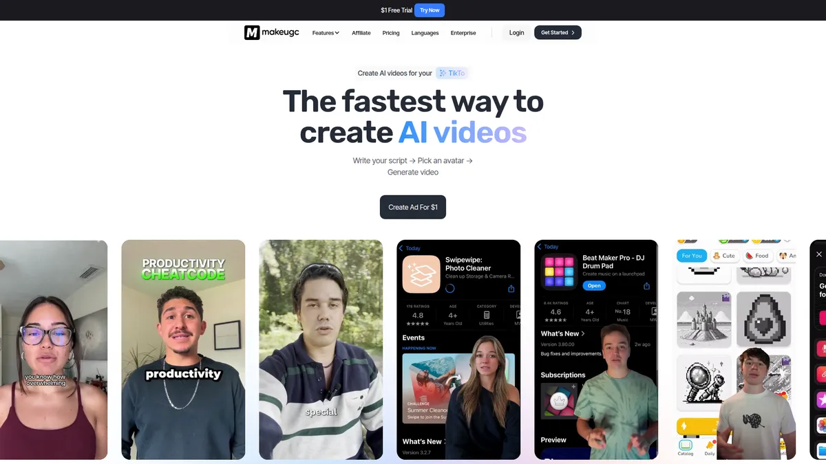 MakeUGC kuvakaappaus