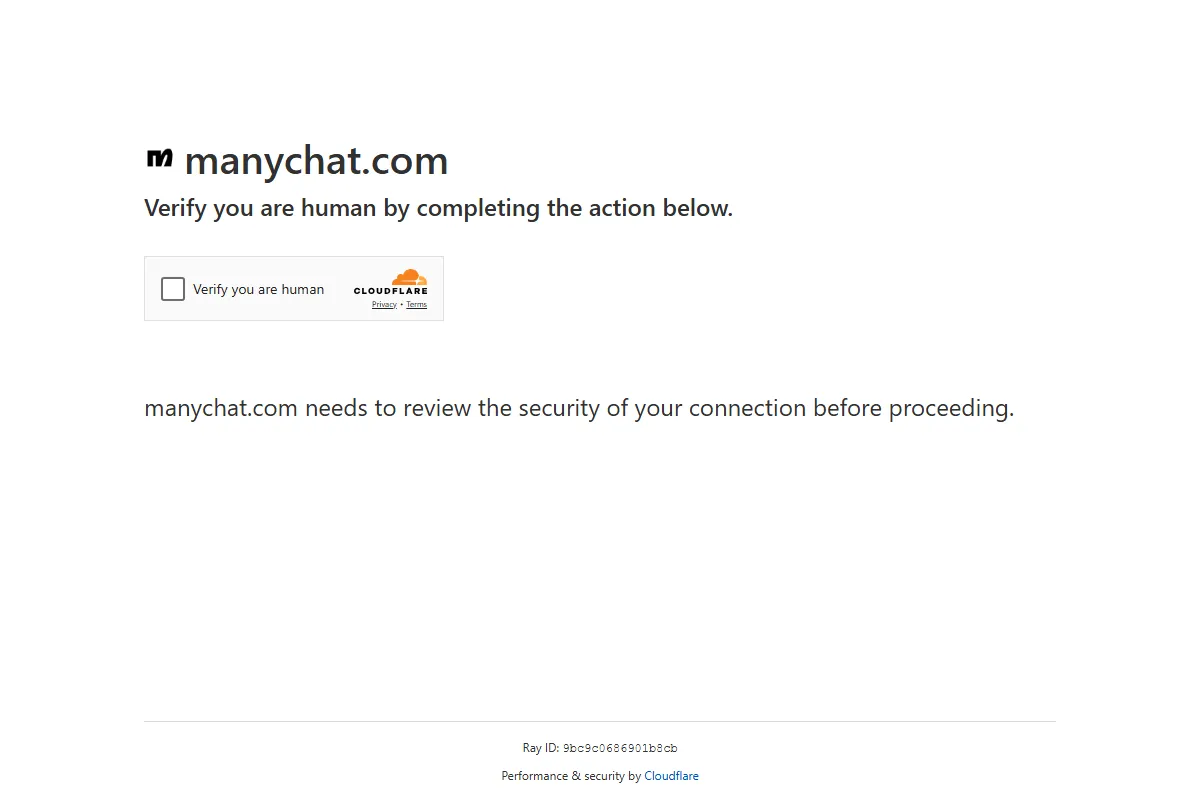 ManyChat kuvakaappaus