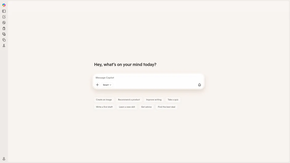 Microsoft Copilot kuvakaappaus