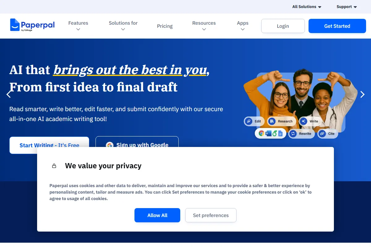 Paperpal kuvakaappaus