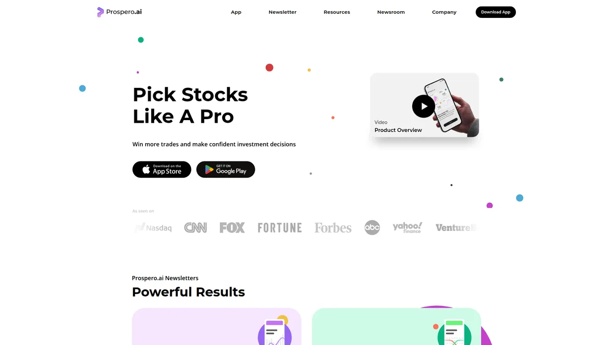 Prospero.ai kuvakaappaus