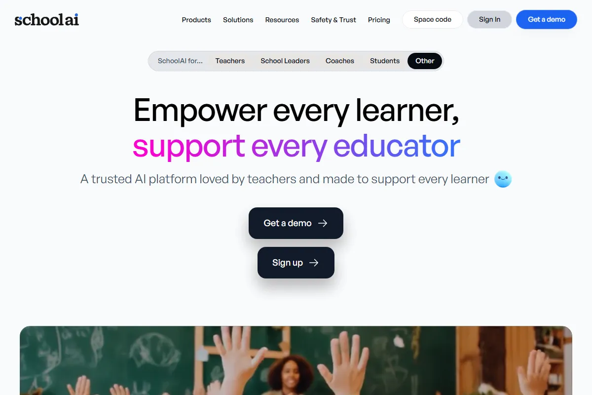 SchoolAI kuvakaappaus