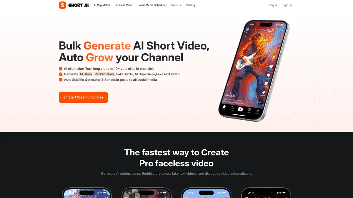 Short AI kuvakaappaus