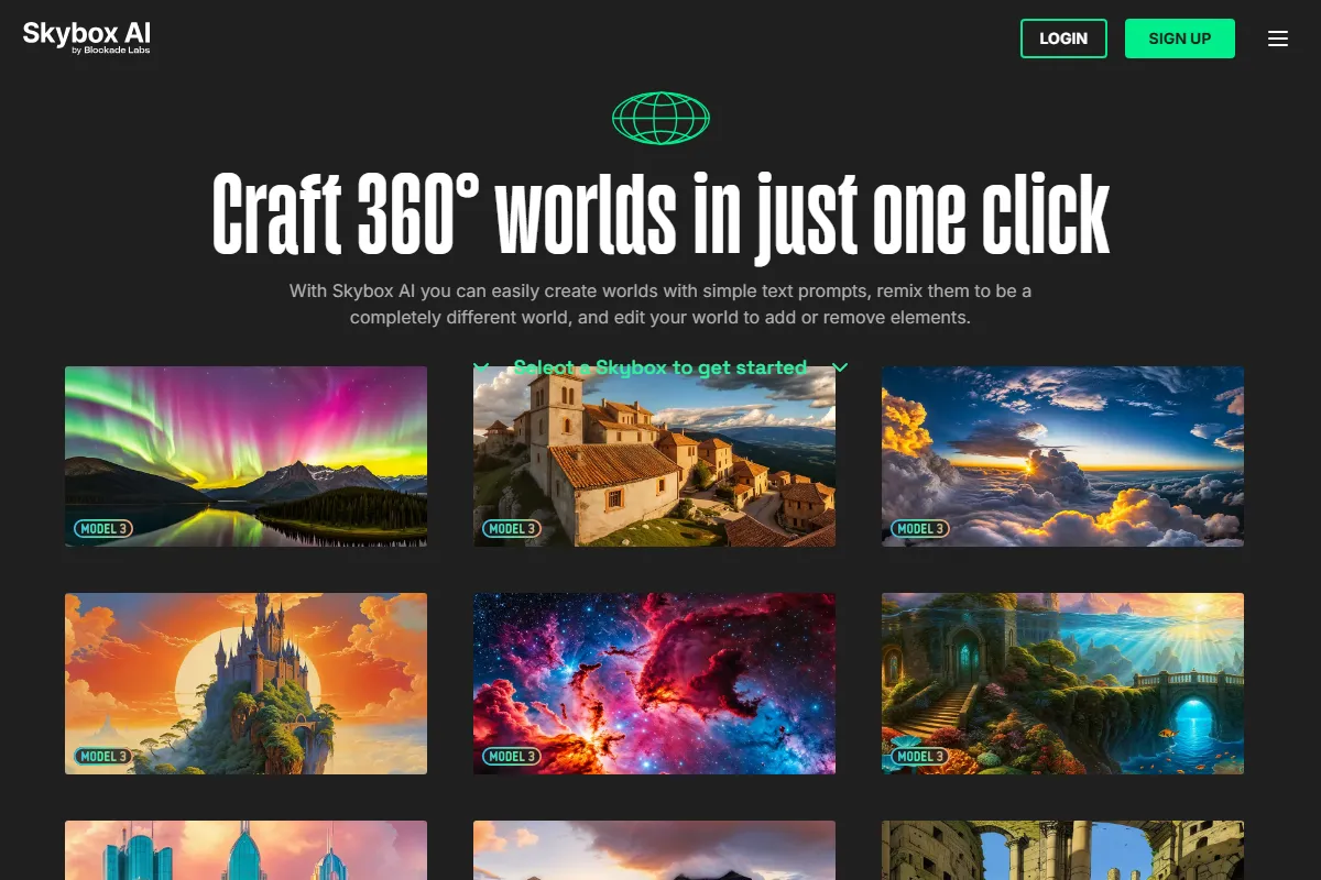 Skybox Lab kuvakaappaus