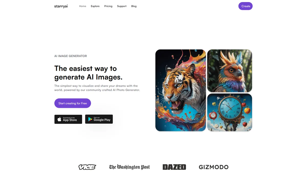 starryai kuvakaappaus